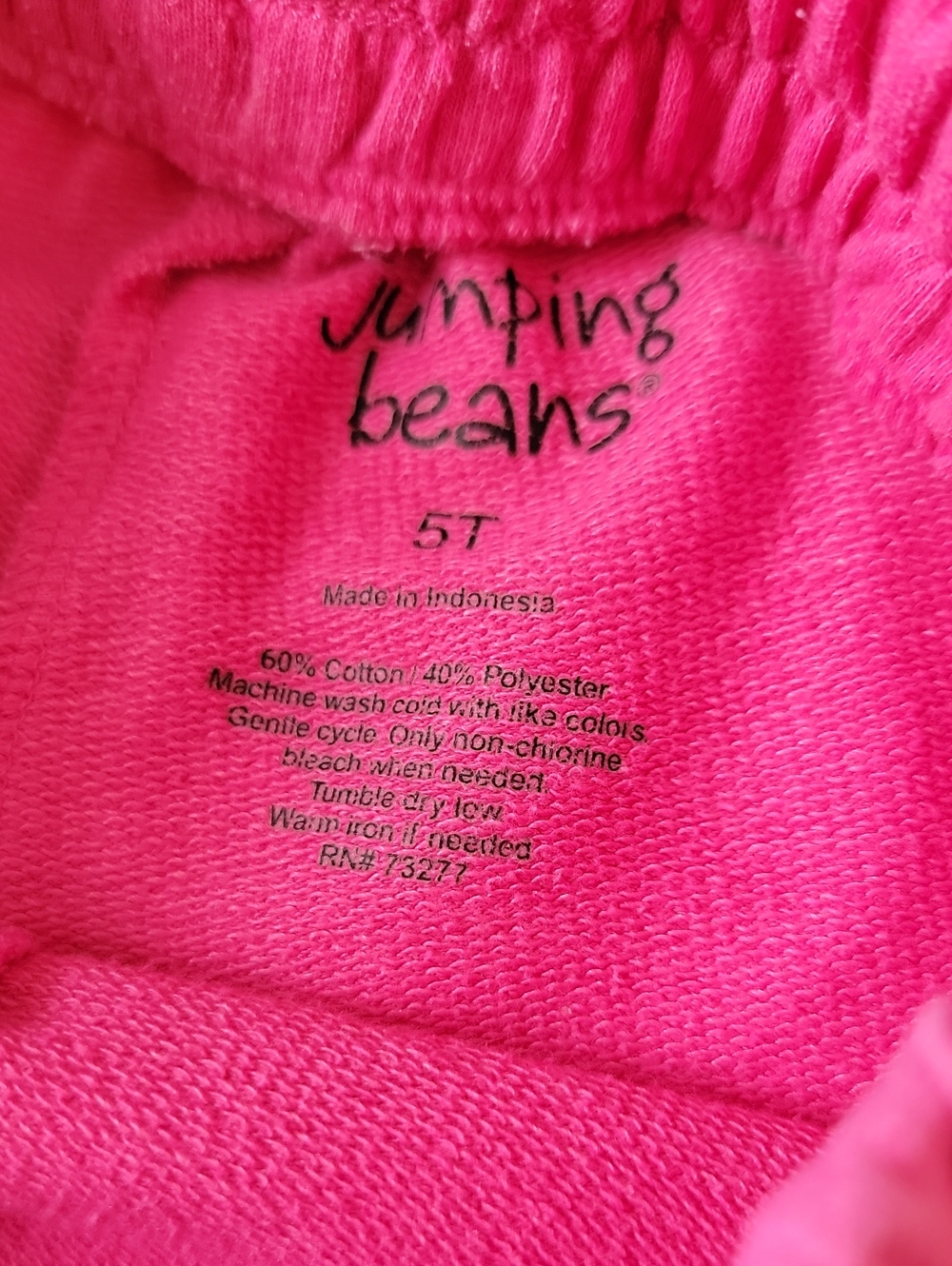 Jumping Beans Toddler Girls 5T Pink Dolphin Shorts Elastic Waist Drawstring - Picture 2 of 7